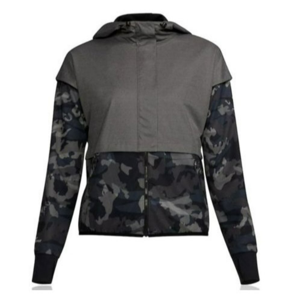 Under Armour Unstoppable Gore Windstopper Camo Water-Resistant Jacket Gray S/P - Picture 4 of 14